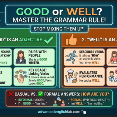 Good vs. Well The Ultimate Grammar Guide to Stop Mixing Them Up