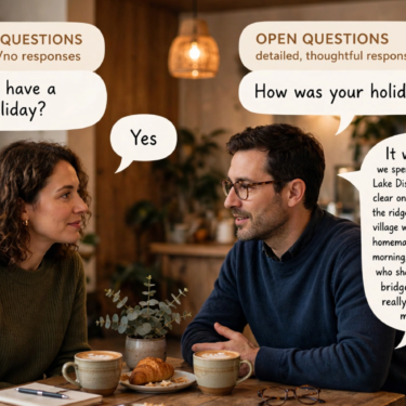 How to Turn a Conversation into a Connection The Power of Open-Ended Questions