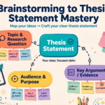 How to Use Brainstorming to Write a Perfect Thesis Statement A Step-by-Step Guide