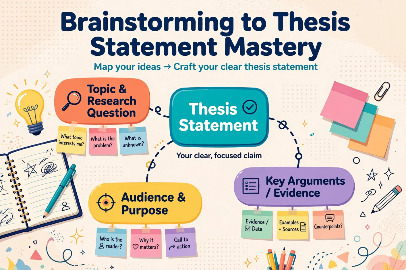 How to Use Brainstorming to Write a Perfect Thesis Statement A Step-by-Step Guide