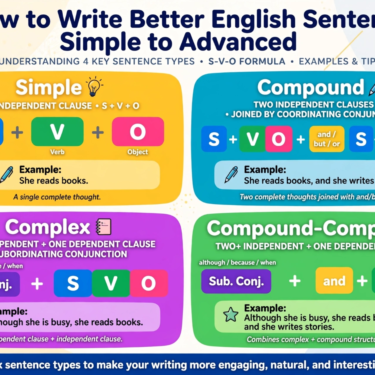 How to Write Better English Sentences From Simple to Advanced