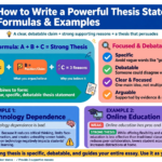 How to Write a Powerful Thesis Statement Characteristics, Formulas & Unique Examples for IELTS Essays