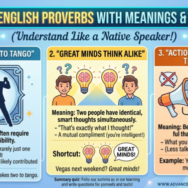 Master Modern English 3 Super Useful Proverbs for Fluent Conversations