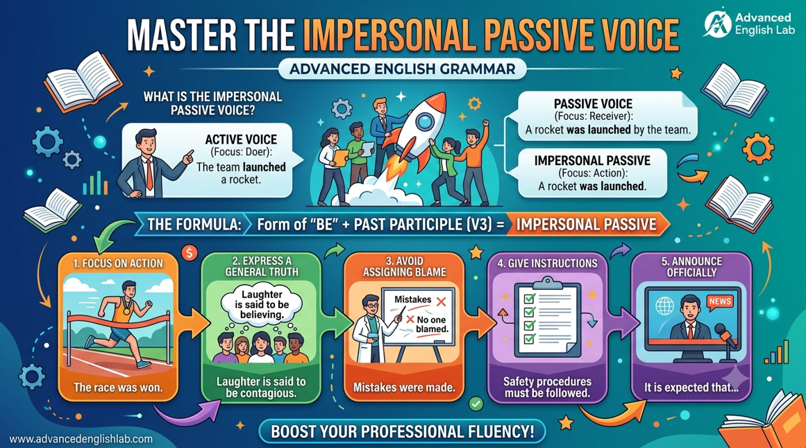 Master the Impersonal Passive Voice Advanced English Grammar Guide
