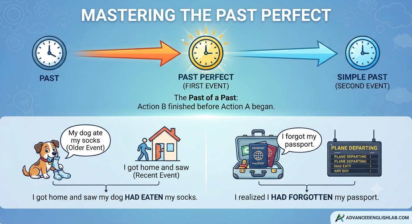 Mastering the Past Perfect The Past of a Past Explained