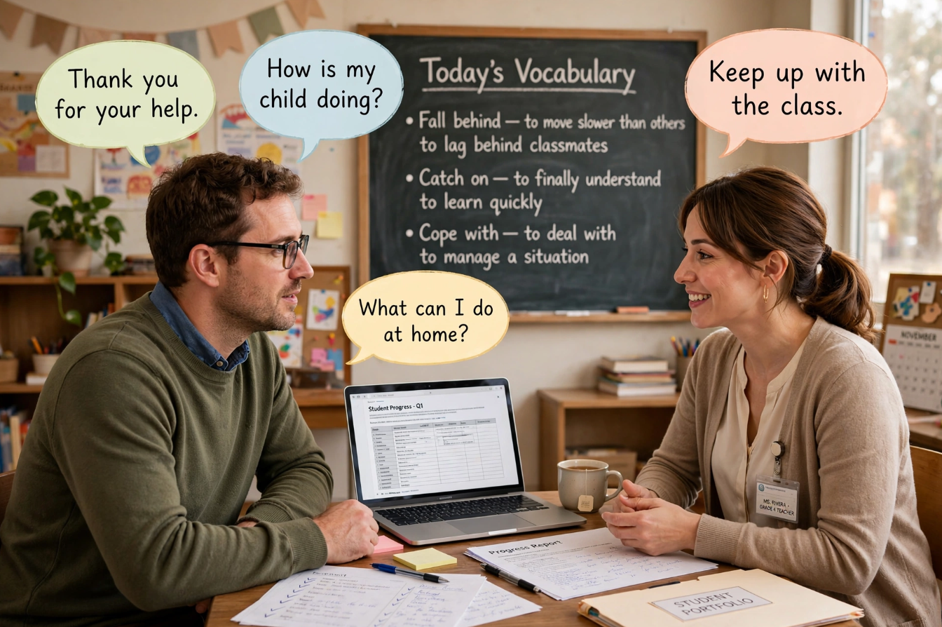 Parent-Teacher Interviews in English Essential Vocabulary, Questions & Expressions