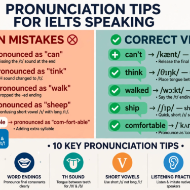Top 10 Pronunciation Tips for IELTS Success
