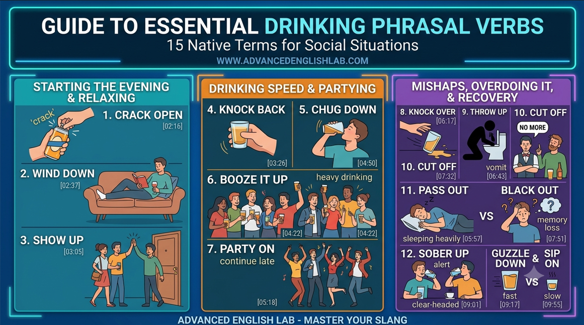 The Ultimate Social Guide 15 Phrasal Verbs to Master Drinking English