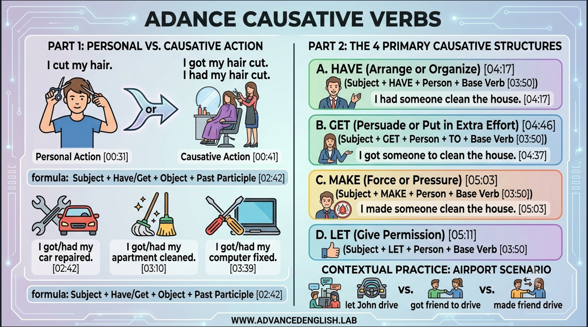 Understanding Causative Verbs How to Use Have, Get, Make, and Let