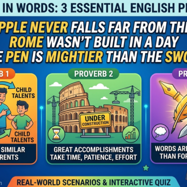 Wisdom in Words 3 Essential English Proverbs for Everyday Fluency