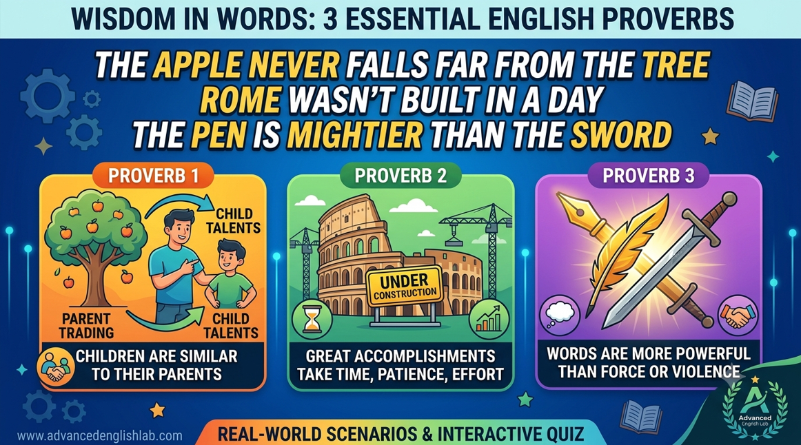 Wisdom in Words 3 Essential English Proverbs for Everyday Fluency