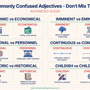 12 Commonly Confused Adjectives in English Don't Mix Them Up