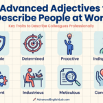 advanced adjectives to describe people at work