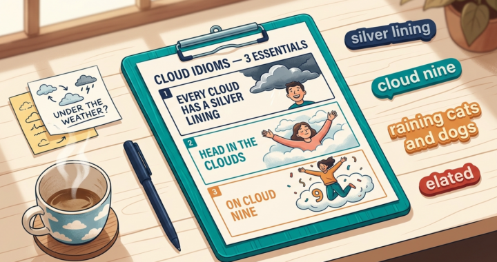 Cloud Idioms Master English Weather Expressions Easily