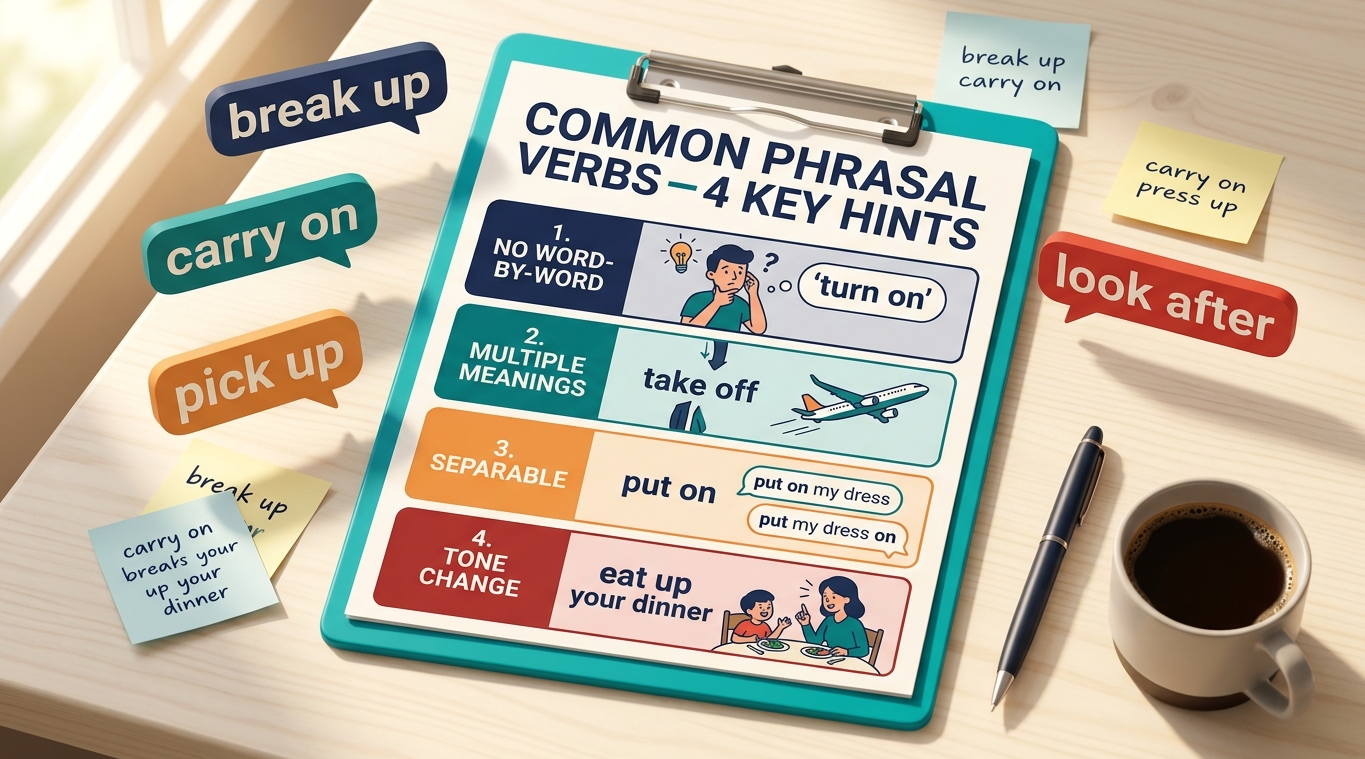 Common Phrasal Verbs Master 10 Essential English Verbs