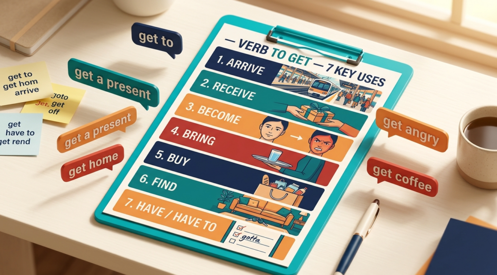 Verb to Get English Master 7 Key Uses Super Easily
